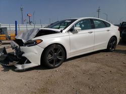 Salvage cars for sale at Greenwood, NE auction: 2017 Ford Fusion Sport