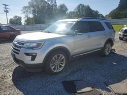 Salvage cars for sale at Gastonia, NC auction: 2018 Ford Explorer XLT