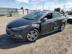 Salvage cars for sale at Nampa, ID auction: 2016 Chevrolet Cruze Premier