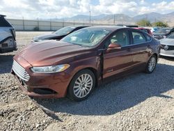 Salvage cars for sale at Magna, UT auction: 2016 Ford Fusion SE Hybrid