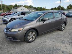 Salvage cars for sale at York Haven, PA auction: 2014 Honda Civic LX