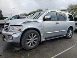 Buy Salvage Cars For Sale now at auction: 2010 Infiniti QX56