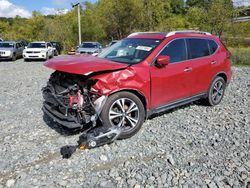 Salvage cars for sale at West Mifflin, PA auction: 2017 Nissan Rogue S