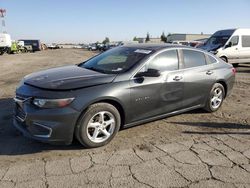 Salvage cars for sale from Copart Bakersfield, CA: 2017 Chevrolet Malibu LS