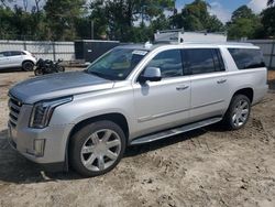 Salvage cars for sale at Hampton, VA auction: 2019 Cadillac Escalade ESV Luxury