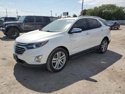 Salvage cars for sale at Oklahoma City, OK auction: 2018 Chevrolet Equinox Premier