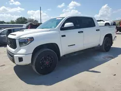 Salvage cars for sale from Copart Orlando, FL: 2019 Toyota Tundra Crewmax SR5