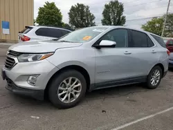 Salvage cars for sale from Copart Moraine, OH: 2018 Chevrolet Equinox LT