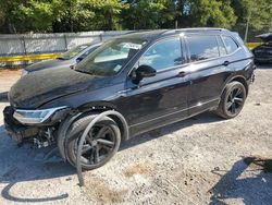 Salvage cars for sale at Greenwell Springs, LA auction: 2023 Volkswagen Tiguan SE R-LINE Black