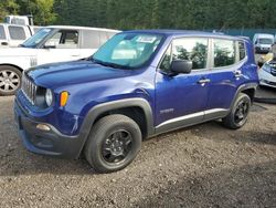 Jeep salvage cars for sale: 2017 Jeep Renegade Sport