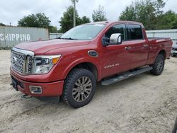 Salvage cars for sale from Copart Midway, FL: 2017 Nissan Titan XD SL