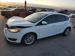 Salvage cars for sale at Grand Prairie, TX auction: 2016 Ford Focus SE