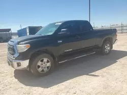 Salvage cars for sale at Andrews, TX auction: 2014 Toyota Tundra Double Cab SR