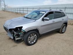 Jeep salvage cars for sale: 2021 Jeep Cherokee Latitude LUX