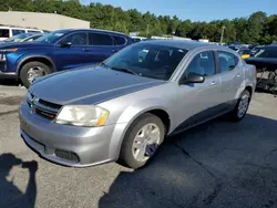 Salvage cars for sale at Exeter, RI auction: 2013 Dodge Avenger SE