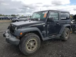 Jeep Wrangler salvage cars for sale: 2010 Jeep Wrangler Sport