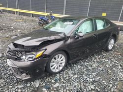 Salvage cars for sale at Waldorf, MD auction: 2020 Toyota Camry LE