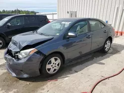 Salvage cars for sale at Franklin, WI auction: 2015 Toyota Corolla L