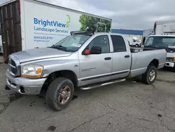 Salvage trucks for sale at Woodhaven, MI auction: 2006 Dodge RAM 2500 ST