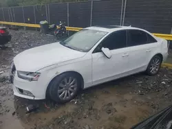 Salvage cars for sale at Waldorf, MD auction: 2013 Audi A4 Premium