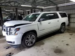 Carros salvage sin ofertas aún a la venta en subasta: 2017 Chevrolet Suburban K1500 Premier