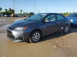 Carros salvage sin ofertas aún a la venta en subasta: 2018 Toyota Corolla L