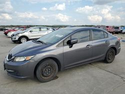 Salvage cars for sale at Grand Prairie, TX auction: 2015 Honda Civic LX