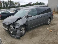 Salvage cars for sale from Copart China Grove, NC: 2007 Honda Odyssey EXL