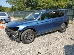 Volkswagen salvage cars for sale: 2019 Volkswagen Tiguan SE