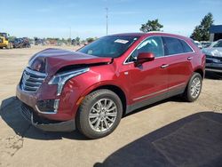 Salvage cars for sale at Woodhaven, MI auction: 2017 Cadillac XT5 Luxury