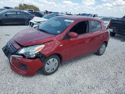 Salvage cars for sale at Taylor, TX auction: 2022 Mitsubishi Mirage ES