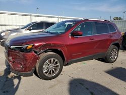 Salvage cars for sale at Dyer, IN auction: 2019 Jeep Cherokee Latitude Plus