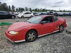 Chevrolet salvage cars for sale: 2003 Chevrolet Monte Carlo SS