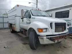 Salvage trucks for sale at Fort Wayne, IN auction: 2015 Ford F650 Super Duty