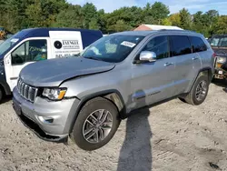 Salvage cars for sale at Mendon, MA auction: 2018 Jeep Grand Cherokee Limited