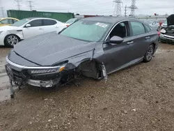 Salvage cars for sale at Elgin, IL auction: 2018 Honda Accord Touring Hybrid