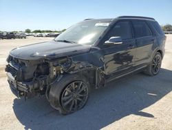 Salvage cars for sale at San Antonio, TX auction: 2017 Ford Explorer XLT