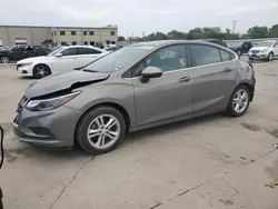 Salvage cars for sale at Wilmer, TX auction: 2017 Chevrolet Cruze LT