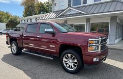 Salvage trucks for sale at North Billerica, MA auction: 2014 Chevrolet Silverado K1500 High Country