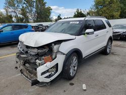 SUV salvage a la venta en subasta: 2017 Ford Explorer Limited