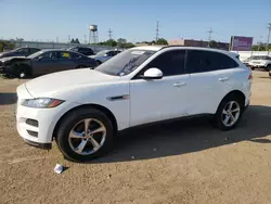 Salvage cars for sale from Copart Chicago Heights, IL: 2017 Jaguar F-PACE Premium