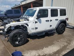 Jeep salvage cars for sale: 2021 Jeep Wrangler Unlimited Sport