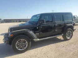 Jeep salvage cars for sale: 2022 Jeep Wrangler Unlimited Sahara