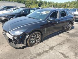 Salvage cars for sale at Exeter, RI auction: 2021 Hyundai Sonata SEL