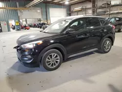 Salvage cars for sale at Eldridge, IA auction: 2017 Hyundai Tucson Limited