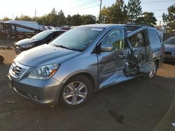 Salvage cars for sale at Denver, CO auction: 2008 Honda Odyssey Touring