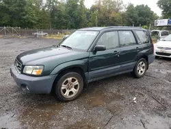 Subaru salvage cars for sale: 2004 Subaru Forester 2.5X