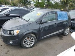 Chevrolet salvage cars for sale: 2015 Chevrolet Sonic LT