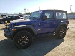 Jeep Wrangler Sport salvage cars for sale: 2019 Jeep Wrangler Sport