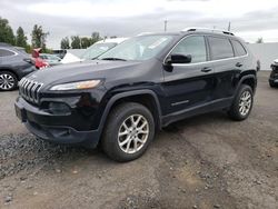 Jeep salvage cars for sale: 2017 Jeep Cherokee Latitude